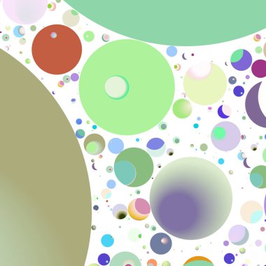 Daire saydam arka plan - eğilim seamless modeli.