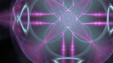 Fantezi kaotik renkli fraktal desen. Soyut Fraktal şekiller. 3D render resimde arka plan veya duvar kağıdı.