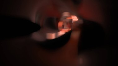 Fantezi kaotik renkli fraktal desen. Soyut Fraktal şekiller. 3D render resimde arka plan veya duvar kağıdı.