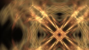 Fantezi kaotik renkli fraktal desen. Soyut Fraktal şekiller. 3D render resimde arka plan veya duvar kağıdı.