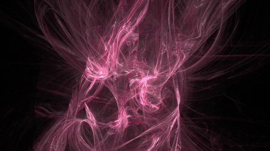 Fantezi kaotik renkli fraktal desen. Soyut Fraktal şekiller. 3D render resimde arka plan veya duvar kağıdı.