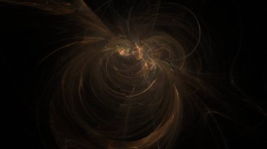 Fantezi kaotik renkli fraktal desen. Soyut Fraktal şekiller. 3D render resimde arka plan veya duvar kağıdı.