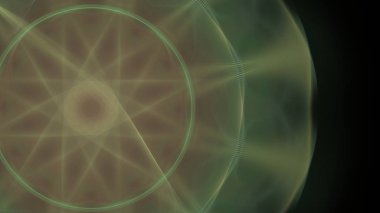 Fantezi kaotik renkli fraktal desen. Soyut Fraktal şekiller. 3D render resimde arka plan veya duvar kağıdı.