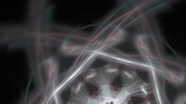 Fantezi kaotik renkli fraktal desen. Soyut Fraktal şekiller. 3D render resimde arka plan veya duvar kağıdı.