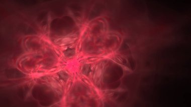 Fantezi kaotik renkli fraktal desen. Soyut Fraktal şekiller. 3D render resimde arka plan veya duvar kağıdı.