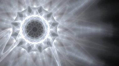 Fantezi kaotik renkli fraktal desen. Soyut Fraktal şekiller. 3D render resimde arka plan veya duvar kağıdı.