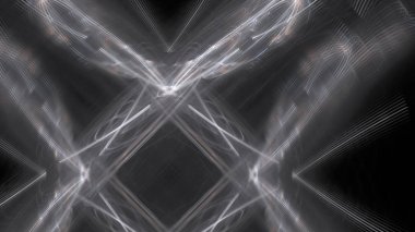 Fantezi kaotik renkli fraktal desen. Soyut Fraktal şekiller. 3D render resimde arka plan veya duvar kağıdı.