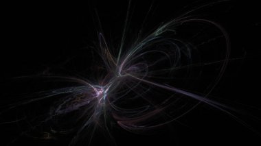 Fantezi kaotik renkli fraktal desen. Soyut Fraktal şekiller. 3D render resimde arka plan veya duvar kağıdı.