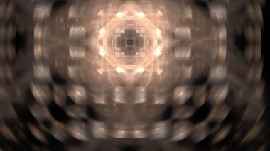 Fantezi kaotik renkli fraktal desen. Soyut Fraktal şekiller. 3D render resimde arka plan veya duvar kağıdı.