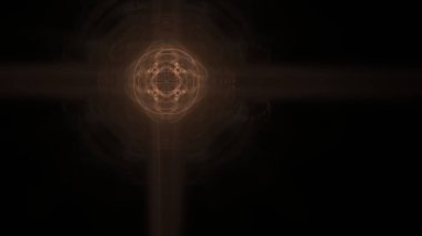 Fantezi kaotik renkli fraktal desen. Soyut Fraktal şekiller. 3D render resimde arka plan veya duvar kağıdı.