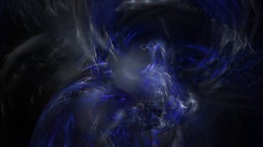 Fantezi kaotik renkli fraktal desen. Soyut Fraktal şekiller. 3D render resimde arka plan veya duvar kağıdı.