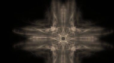 Fantezi kaotik renkli fraktal desen. Soyut Fraktal şekiller. 3D render resimde arka plan veya duvar kağıdı.