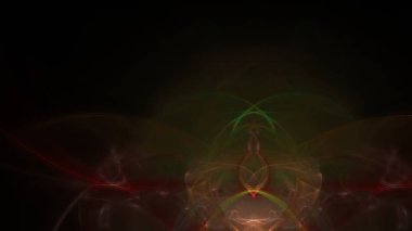 Fantezi kaotik renkli fraktal desen. Soyut Fraktal şekiller. 3D render resimde arka plan veya duvar kağıdı.