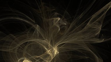 Fantezi kaotik renkli fraktal desen. Soyut Fraktal şekiller. 3D render resimde arka plan veya duvar kağıdı.