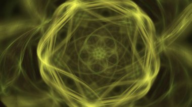 Fantezi kaotik renkli fraktal desen. Soyut Fraktal şekiller. 3D render resimde arka plan veya duvar kağıdı.