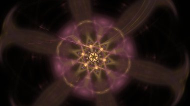 Fantezi kaotik renkli fraktal desen. Soyut Fraktal şekiller. 3D render resimde arka plan veya duvar kağıdı.