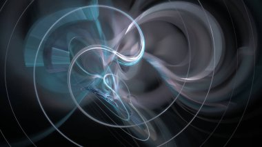 Fantezi kaotik renkli fraktal desen. Soyut Fraktal şekiller. 3D render resimde arka plan veya duvar kağıdı.