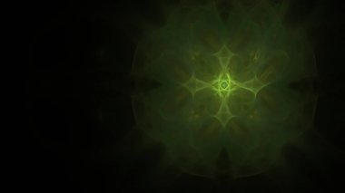 Fantezi kaotik renkli fraktal desen. Soyut Fraktal şekiller. 3D render resimde arka plan veya duvar kağıdı.