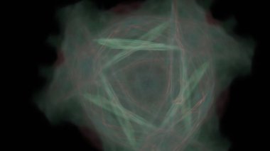 Fantezi kaotik renkli fraktal desen. Soyut Fraktal şekiller. 3D render resimde arka plan veya duvar kağıdı.