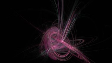 Fantezi kaotik renkli fraktal desen. Soyut Fraktal şekiller. 3D render resimde arka plan veya duvar kağıdı.