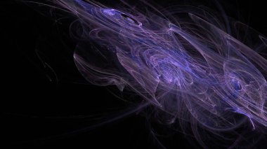 Fantezi kaotik renkli fraktal desen. Soyut Fraktal şekiller. 3D render resimde arka plan veya duvar kağıdı.