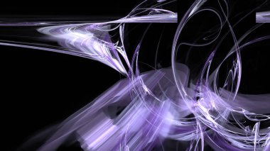 Fantezi kaotik renkli fraktal desen. Soyut Fraktal şekiller. 3D render resimde arka plan veya duvar kağıdı.