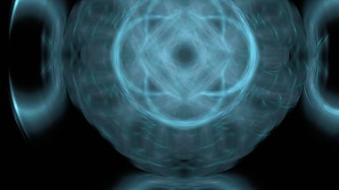 Fantezi kaotik renkli fraktal desen. Soyut Fraktal şekiller. 3D render resimde arka plan veya duvar kağıdı.