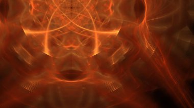 Fantezi kaotik renkli fraktal desen. Soyut Fraktal şekiller. 3D render resimde arka plan veya duvar kağıdı.