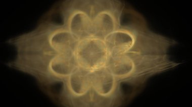 Fantezi kaotik renkli fraktal desen. Soyut Fraktal şekiller. 3D render resimde arka plan veya duvar kağıdı.