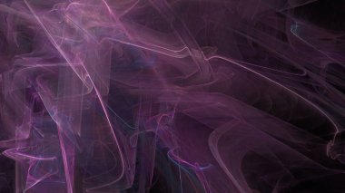 Fantezi kaotik renkli fraktal desen. Soyut Fraktal şekiller. 3D render resimde arka plan veya duvar kağıdı.