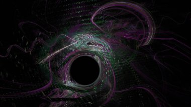 Fantezi kaotik renkli fraktal desen. Soyut Fraktal şekiller. 3D render resimde arka plan veya duvar kağıdı.