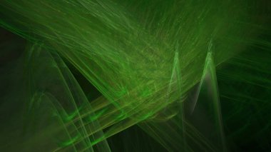 Fantezi kaotik renkli fraktal desen. Soyut Fraktal şekiller. 3D render resimde arka plan veya duvar kağıdı.