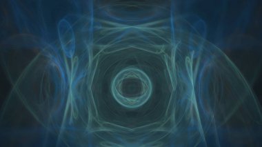 Fantezi kaotik renkli fraktal desen. Soyut Fraktal şekiller. 3D render resimde arka plan veya duvar kağıdı.