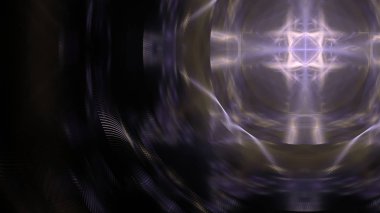 Fantezi kaotik renkli fraktal desen. Soyut Fraktal şekiller. 3D render resimde arka plan veya duvar kağıdı.