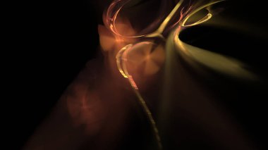 Fantezi kaotik renkli fraktal desen. Soyut Fraktal şekiller. 3D render resimde arka plan veya duvar kağıdı.