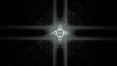 Fantezi kaotik renkli fraktal desen. Soyut Fraktal şekiller. 3D render resimde arka plan veya duvar kağıdı.