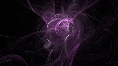 Fantezi kaotik renkli fraktal desen. Soyut Fraktal şekiller. 3D render resimde arka plan veya duvar kağıdı.