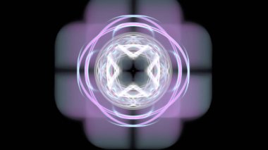 Fantezi kaotik renkli fraktal desen. Soyut Fraktal şekiller. 3D render resimde arka plan veya duvar kağıdı.