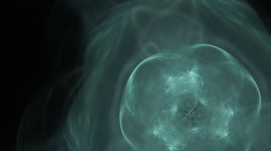 Fantezi kaotik renkli fraktal desen. Soyut Fraktal şekiller. 3D render resimde arka plan veya duvar kağıdı.