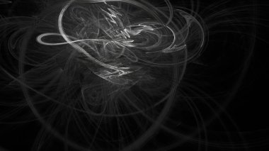 Fantezi kaotik renkli fraktal desen. Soyut Fraktal şekiller. 3D render resimde arka plan veya duvar kağıdı.