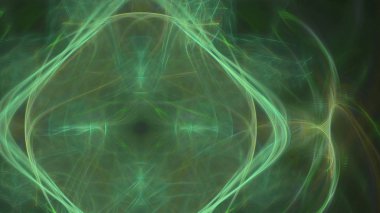 Fantezi kaotik renkli fraktal desen. Soyut Fraktal şekiller. 3D render resimde arka plan veya duvar kağıdı.