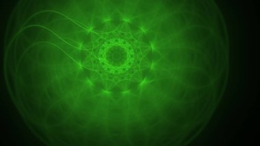 Fantezi kaotik renkli fraktal desen. Soyut Fraktal şekiller. 3D render resimde arka plan veya duvar kağıdı.