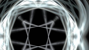 Fantezi kaotik renkli fraktal desen. Soyut Fraktal şekiller. 3D render resimde arka plan veya duvar kağıdı.