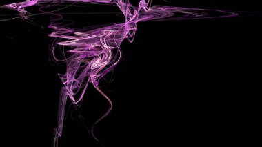 Fantezi kaotik renkli fraktal desen. Soyut Fraktal şekiller. 3D render resimde arka plan veya duvar kağıdı.