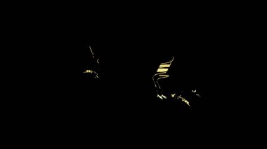 Fantezi kaotik renkli fraktal desen. Soyut Fraktal şekiller. 3D render resimde arka plan veya duvar kağıdı.