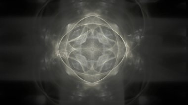 Fantezi kaotik renkli fraktal desen. Soyut Fraktal şekiller. 3D render resimde arka plan veya duvar kağıdı.