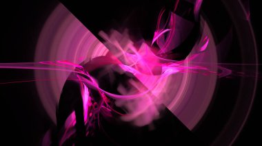 Fantezi kaotik renkli fraktal desen. Soyut Fraktal şekiller. 3D render resimde arka plan veya duvar kağıdı.