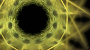 Fantezi kaotik renkli fraktal desen. Soyut Fraktal şekiller. 3D render resimde arka plan veya duvar kağıdı.