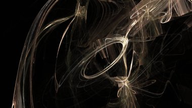 Fantezi kaotik renkli fraktal desen. Soyut Fraktal şekiller. 3D render resimde arka plan veya duvar kağıdı.