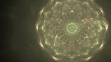 Fantezi kaotik renkli fraktal desen. Soyut Fraktal şekiller. 3D render resimde arka plan veya duvar kağıdı.